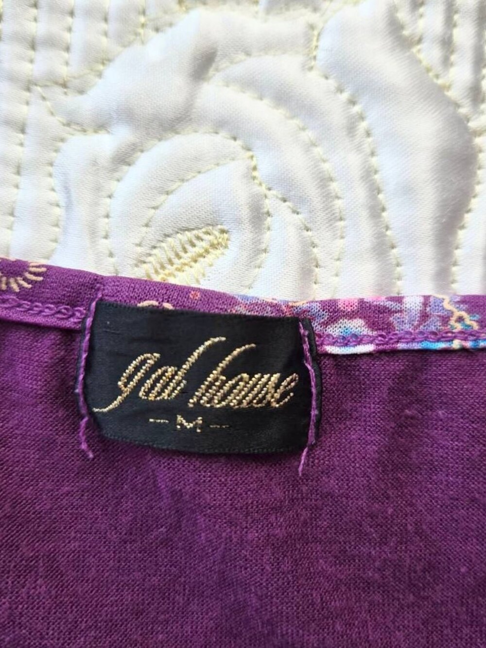 Y2K Purple Floral Babydoll Cami Top - Picture 2 of 5